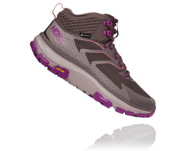 Hoka One One Toa GORE-TEX Womens UK - Purple Walking Shoes - MLHYN8769